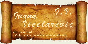 Ivana Vicelarević vizit kartica